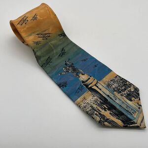 Vtg AMERICAN FILM CLASSICS 1992 King Kong Necktie Men's Silk Tie Movie 90s EUC